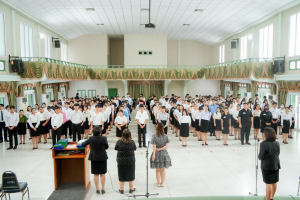 ร่วมพิธีปฐมนิเทศการฝึกซ้อมการเข้ารับพระราชทานปริญญาบัตร ประจำปี พ.ศ. 2568