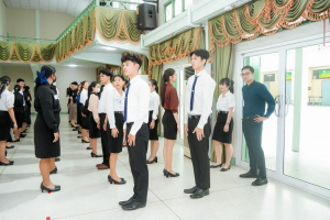 ร่วมพิธีปฐมนิเทศการฝึกซ้อมการเข้ารับพระราชทานปริญญาบัตร ประจำปี พ.ศ. 2568