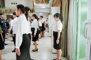 ร่วมพิธีปฐมนิเทศการฝึกซ้อมการเข้ารับพระราชทานปริญญาบัตร ประจำปี พ.ศ. 2568