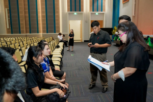 ร่วมพิธีปฐมนิเทศการฝึกซ้อมการเข้ารับพระราชทานปริญญาบัตร ประจำปี พ.ศ. 2568