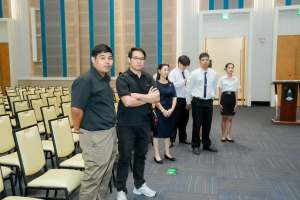 ร่วมพิธีปฐมนิเทศการฝึกซ้อมการเข้ารับพระราชทานปริญญาบัตร ประจำปี พ.ศ. 2568