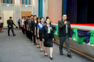 ร่วมพิธีปฐมนิเทศการฝึกซ้อมการเข้ารับพระราชทานปริญญาบัตร ประจำปี พ.ศ. 2568