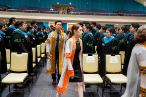 ร่วมพิธีการฝึกซ้อมใหญ่พิธีพระราชทานปริญญาบัตร ประจำปี พ.ศ. 2568