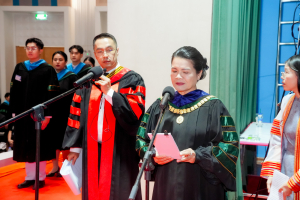 ร่วมพิธีการฝึกซ้อมใหญ่พิธีพระราชทานปริญญาบัตร ประจำปี พ.ศ. 2568