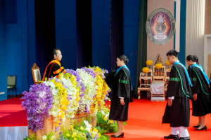 ร่วมพิธีการฝึกซ้อมใหญ่พิธีพระราชทานปริญญาบัตร ประจำปี พ.ศ. 2568