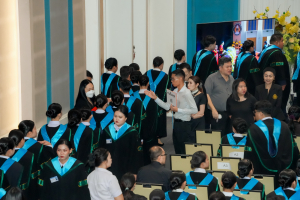 ร่วมพิธีการฝึกซ้อมใหญ่พิธีพระราชทานปริญญาบัตร ประจำปี พ.ศ. 2568