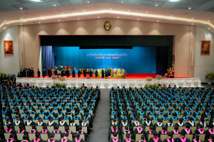 ร่วมพิธีการฝึกซ้อมใหญ่พิธีพระราชทานปริญญาบัตร ประจำปี พ.ศ. 2568