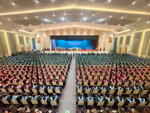 ร่วมพิธีการฝึกซ้อมใหญ่พิธีพระราชทานปริญญาบัตร ประจำปี พ.ศ. 2568