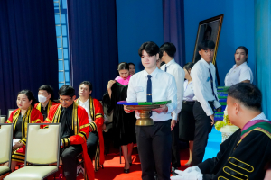 ร่วมพิธีการฝึกซ้อมใหญ่พิธีพระราชทานปริญญาบัตร ประจำปี พ.ศ. 2568