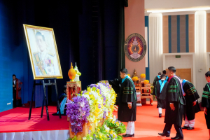 ร่วมพิธีการฝึกซ้อมใหญ่พิธีพระราชทานปริญญาบัตร ประจำปี พ.ศ. 2568