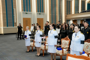 ร่วมพิธีรับพระราชทานเครื่องราชอิสริยาภรณ์ (ชั้นสายสะพาย) ประจำปี พ.ศ. 2567 เพื่อยกย่องบุคลากรผู้สร้างคุณประโยชน์แก่ราชการ