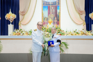 ร่วมพิธีรับพระราชทานเครื่องราชอิสริยาภรณ์ (ชั้นสายสะพาย) ประจำปี พ.ศ. 2567 เพื่อยกย่องบุคลากรผู้สร้างคุณประโยชน์แก่ราชการ