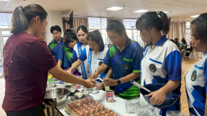 โครงการอบอุ่นสร้างอาชีพ : เวิร์คช็อปขนมอบง่ายง่ายสร้างรายได้สำหรับนักศึกษาปฐมวัย