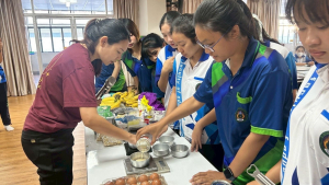 โครงการอบอุ่นสร้างอาชีพ : เวิร์คช็อปขนมอบง่ายง่ายสร้างรายได้สำหรับนักศึกษาปฐมวัย