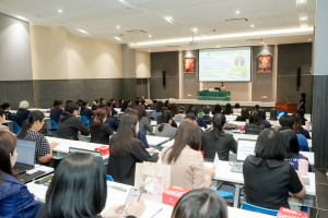 ร่วมอบรมการวิเคราะห์ค่างานและประเมินค่างาน เพื่อกำหนดตำแหน่ง กรณีตำแหน่งหัวหน้างานฯ ระดับชำนาญการ