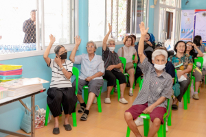 โครงการพัฒนาศักยภาพผู้สูงอายุให้ได้รับการเสริมสร้างและดูแลสุขภาวะแบบมีส่วนร่วม จังหวัดสิงห์บุรี (รพสต.บ้านแป้ง)