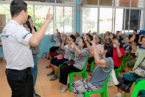 โครงการพัฒนาศักยภาพผู้สูงอายุให้ได้รับการเสริมสร้างและดูแลสุขภาวะแบบมีส่วนร่วม จังหวัดสิงห์บุรี (รพสต.บ้านแป้ง)