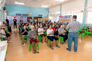 โครงการพัฒนาศักยภาพผู้สูงอายุให้ได้รับการเสริมสร้างและดูแลสุขภาวะแบบมีส่วนร่วม จังหวัดสิงห์บุรี (รพสต.บ้านแป้ง)
