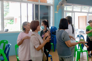 โครงการพัฒนาศักยภาพผู้สูงอายุให้ได้รับการเสริมสร้างและดูแลสุขภาวะแบบมีส่วนร่วม จังหวัดสิงห์บุรี (รพสต.บ้านแป้ง)
