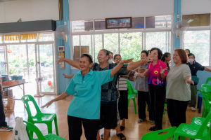 โครงการพัฒนาศักยภาพผู้สูงอายุให้ได้รับการเสริมสร้างและดูแลสุขภาวะแบบมีส่วนร่วม จังหวัดสิงห์บุรี (รพสต.บ้านแป้ง)