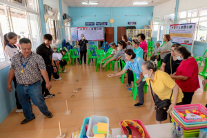 โครงการพัฒนาศักยภาพผู้สูงอายุให้ได้รับการเสริมสร้างและดูแลสุขภาวะแบบมีส่วนร่วม จังหวัดสิงห์บุรี (รพสต.บ้านแป้ง)