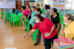 โครงการพัฒนาศักยภาพผู้สูงอายุให้ได้รับการเสริมสร้างและดูแลสุขภาวะแบบมีส่วนร่วม จังหวัดสิงห์บุรี (รพสต.บ้านแป้ง)