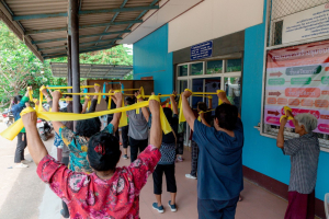 โครงการพัฒนาศักยภาพผู้สูงอายุให้ได้รับการเสริมสร้างและดูแลสุขภาวะแบบมีส่วนร่วม จังหวัดสิงห์บุรี (รพสต.บ้านแป้ง)