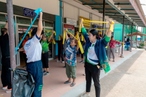 โครงการพัฒนาศักยภาพผู้สูงอายุให้ได้รับการเสริมสร้างและดูแลสุขภาวะแบบมีส่วนร่วม จังหวัดสิงห์บุรี (รพสต.บ้านแป้ง)