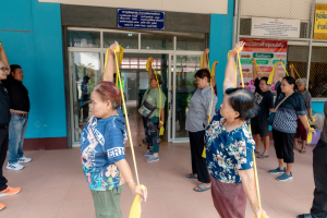 โครงการพัฒนาศักยภาพผู้สูงอายุให้ได้รับการเสริมสร้างและดูแลสุขภาวะแบบมีส่วนร่วม จังหวัดสิงห์บุรี (รพสต.บ้านแป้ง)