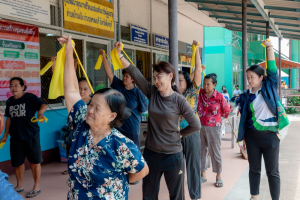 โครงการพัฒนาศักยภาพผู้สูงอายุให้ได้รับการเสริมสร้างและดูแลสุขภาวะแบบมีส่วนร่วม จังหวัดสิงห์บุรี (รพสต.บ้านแป้ง)