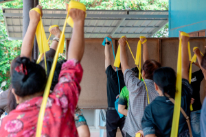 โครงการพัฒนาศักยภาพผู้สูงอายุให้ได้รับการเสริมสร้างและดูแลสุขภาวะแบบมีส่วนร่วม จังหวัดสิงห์บุรี (รพสต.บ้านแป้ง)
