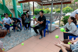 โครงการพัฒนาศักยภาพผู้สูงอายุให้ได้รับการเสริมสร้างและดูแลสุขภาวะแบบมีส่วนร่วม จังหวัดสิงห์บุรี (รพสต.บ้านแป้ง)