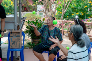 โครงการพัฒนาศักยภาพผู้สูงอายุให้ได้รับการเสริมสร้างและดูแลสุขภาวะแบบมีส่วนร่วม จังหวัดสิงห์บุรี (รพสต.บ้านแป้ง)