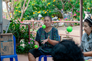 โครงการพัฒนาศักยภาพผู้สูงอายุให้ได้รับการเสริมสร้างและดูแลสุขภาวะแบบมีส่วนร่วม จังหวัดสิงห์บุรี (รพสต.บ้านแป้ง)