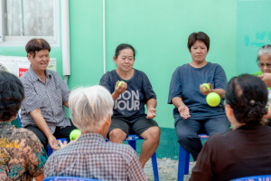 โครงการพัฒนาศักยภาพผู้สูงอายุให้ได้รับการเสริมสร้างและดูแลสุขภาวะแบบมีส่วนร่วม จังหวัดสิงห์บุรี (รพสต.บ้านแป้ง)