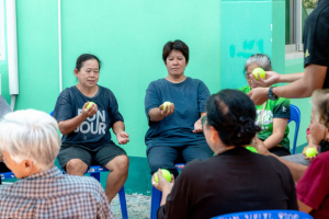 โครงการพัฒนาศักยภาพผู้สูงอายุให้ได้รับการเสริมสร้างและดูแลสุขภาวะแบบมีส่วนร่วม จังหวัดสิงห์บุรี (รพสต.บ้านแป้ง)