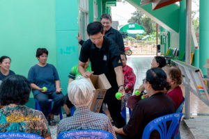 โครงการพัฒนาศักยภาพผู้สูงอายุให้ได้รับการเสริมสร้างและดูแลสุขภาวะแบบมีส่วนร่วม จังหวัดสิงห์บุรี (รพสต.บ้านแป้ง)