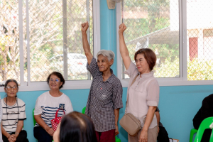 โครงการพัฒนาศักยภาพผู้สูงอายุให้ได้รับการเสริมสร้างและดูแลสุขภาวะแบบมีส่วนร่วม จังหวัดสิงห์บุรี (รพสต.บ้านแป้ง)