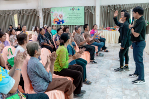 โครงการพัฒนาศักยภาพผู้สูงอายุให้ได้รับการเสริมสร้างและดูแลสุขภาวะแบบมีส่วนร่วม จังหวัดลพบุรี ในพื้นที่ ทต.เขาพระยาเดินธง