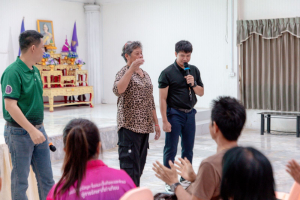 โครงการพัฒนาศักยภาพผู้สูงอายุให้ได้รับการเสริมสร้างและดูแลสุขภาวะแบบมีส่วนร่วม จังหวัดลพบุรี ในพื้นที่ ทต.เขาพระยาเดินธง