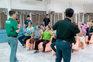 โครงการพัฒนาศักยภาพผู้สูงอายุให้ได้รับการเสริมสร้างและดูแลสุขภาวะแบบมีส่วนร่วม จังหวัดลพบุรี ในพื้นที่ ทต.เขาพระยาเดินธง