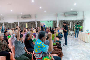โครงการพัฒนาศักยภาพผู้สูงอายุให้ได้รับการเสริมสร้างและดูแลสุขภาวะแบบมีส่วนร่วม จังหวัดลพบุรี ในพื้นที่ ทต.เขาพระยาเดินธง