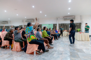 โครงการพัฒนาศักยภาพผู้สูงอายุให้ได้รับการเสริมสร้างและดูแลสุขภาวะแบบมีส่วนร่วม จังหวัดลพบุรี ในพื้นที่ ทต.เขาพระยาเดินธง