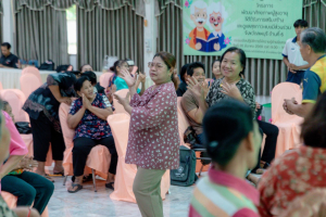 โครงการพัฒนาศักยภาพผู้สูงอายุให้ได้รับการเสริมสร้างและดูแลสุขภาวะแบบมีส่วนร่วม จังหวัดลพบุรี ในพื้นที่ ทต.เขาพระยาเดินธง