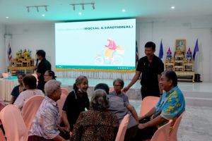 โครงการพัฒนาศักยภาพผู้สูงอายุให้ได้รับการเสริมสร้างและดูแลสุขภาวะแบบมีส่วนร่วม จังหวัดลพบุรี ในพื้นที่ ทต.เขาพระยาเดินธง