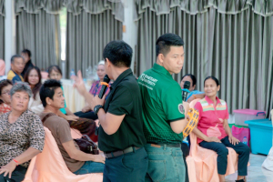 โครงการพัฒนาศักยภาพผู้สูงอายุให้ได้รับการเสริมสร้างและดูแลสุขภาวะแบบมีส่วนร่วม จังหวัดลพบุรี ในพื้นที่ ทต.เขาพระยาเดินธง