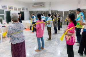 โครงการพัฒนาศักยภาพผู้สูงอายุให้ได้รับการเสริมสร้างและดูแลสุขภาวะแบบมีส่วนร่วม จังหวัดลพบุรี ในพื้นที่ ทต.เขาพระยาเดินธง
