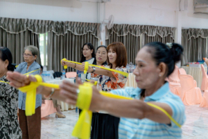 โครงการพัฒนาศักยภาพผู้สูงอายุให้ได้รับการเสริมสร้างและดูแลสุขภาวะแบบมีส่วนร่วม จังหวัดลพบุรี ในพื้นที่ ทต.เขาพระยาเดินธง