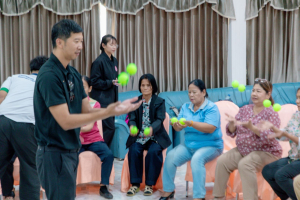 โครงการพัฒนาศักยภาพผู้สูงอายุให้ได้รับการเสริมสร้างและดูแลสุขภาวะแบบมีส่วนร่วม จังหวัดลพบุรี ในพื้นที่ ทต.เขาพระยาเดินธง