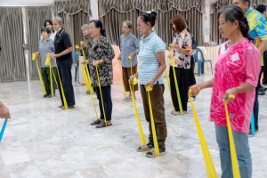 โครงการพัฒนาศักยภาพผู้สูงอายุให้ได้รับการเสริมสร้างและดูแลสุขภาวะแบบมีส่วนร่วม จังหวัดลพบุรี ในพื้นที่ ทต.เขาพระยาเดินธง